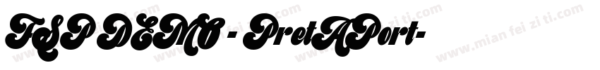 FSP DEMO - PretAPort字体转换